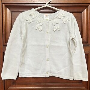 Gymboree | white sweater cardigan | 3T